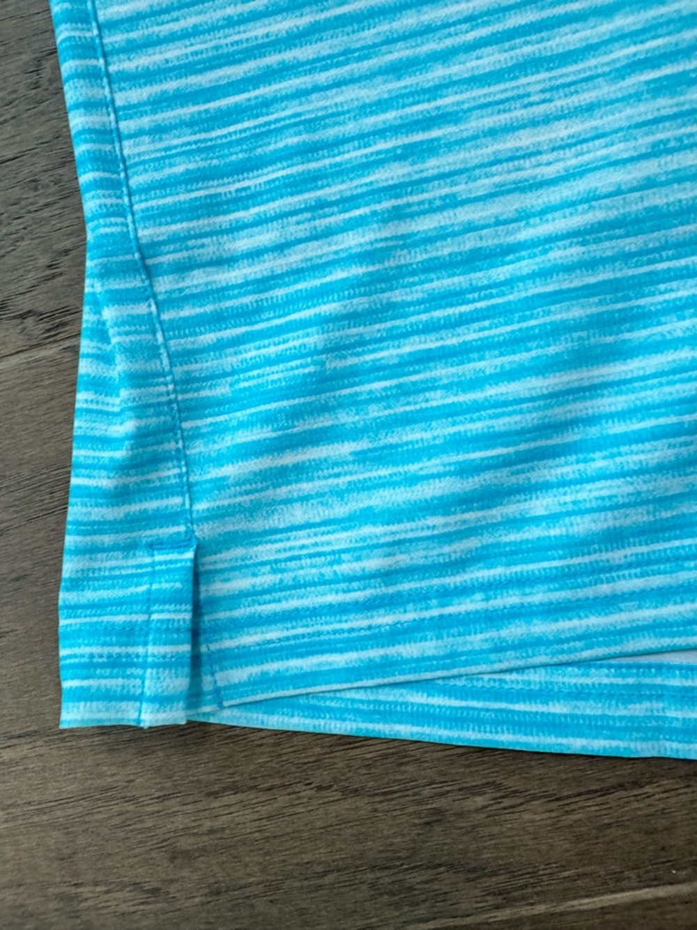 NWT! Puma Women's Aqua Teal Striped Golf Performance Shorts - Picture 5 of 12